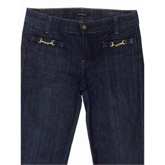 Vintage Y2K 7 For All Mankind Bootcut Low Rise Jeans 28 Streetwear Casual Denim - Picture 2 of 9